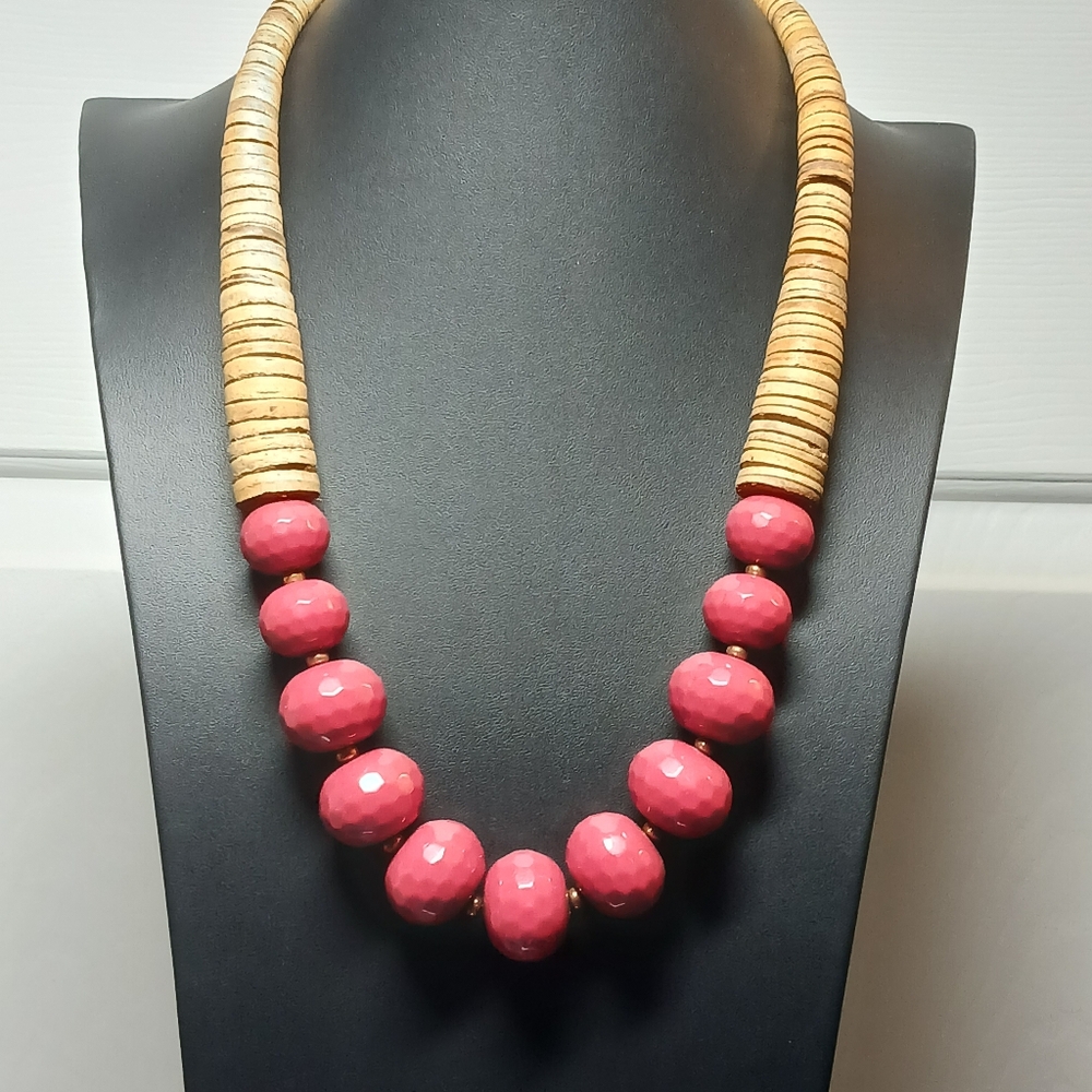 Vintage 24" Signed Graziano Beaded Necklace